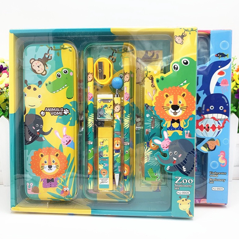 

[0KA] Kotak Pensil Anak Set Souvenir Hadiah Kado Anak Stationery ↓COD