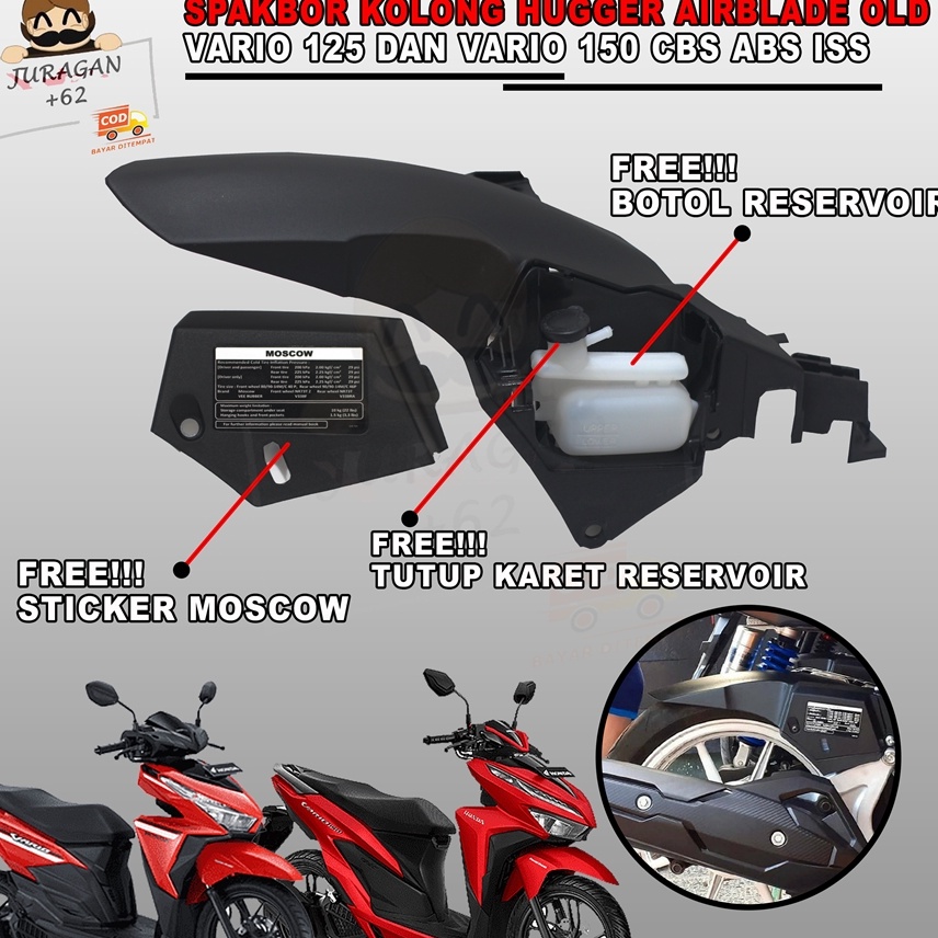 Harga Termuraah HUGGER AIRBLADE VARIO 125 150 160 PCX CBU ABS CBS ISS SPAKBOR KOLONG IMPORT VIETNAM