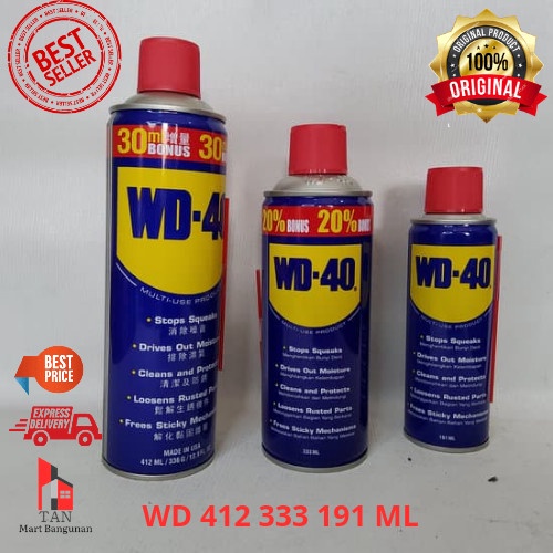 Terlaris Wd40 Wd-40 Wd 40 Pelumas Anti Karat 191 333 412 Ml Jumbo