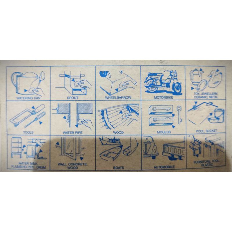 

LEM ALTECO EPO PUTTY 100 GRAM/ LEM EPOPUTTY / LEM DODOL/ LEM SERBAGUNA LEM EPOXY