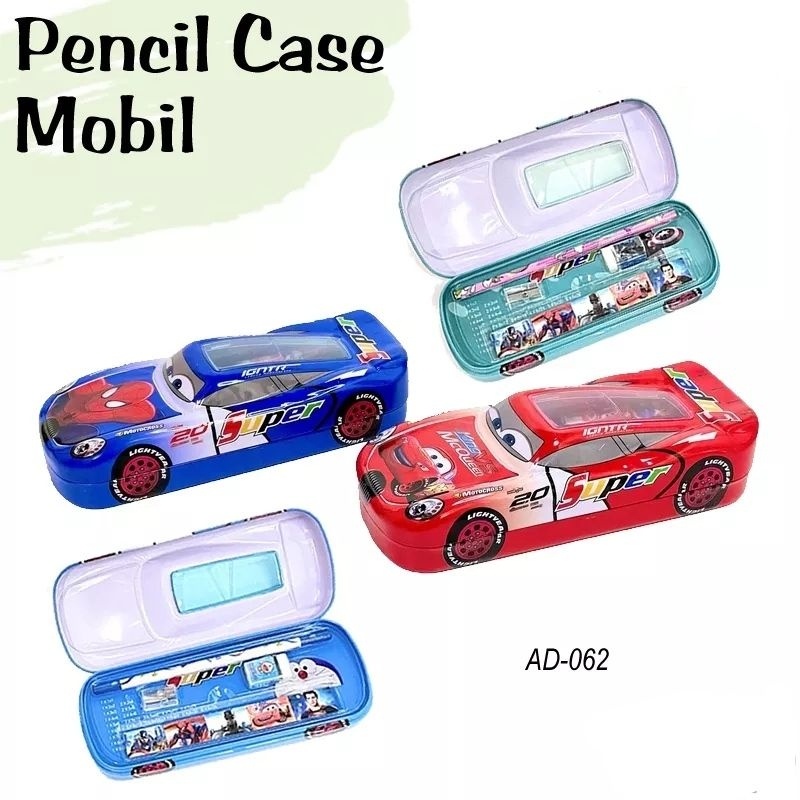 

TEMPAT/KOTAK/TEPAK PENSIL MOBIL KALENG/SENG N 2 FULL SET AD 062