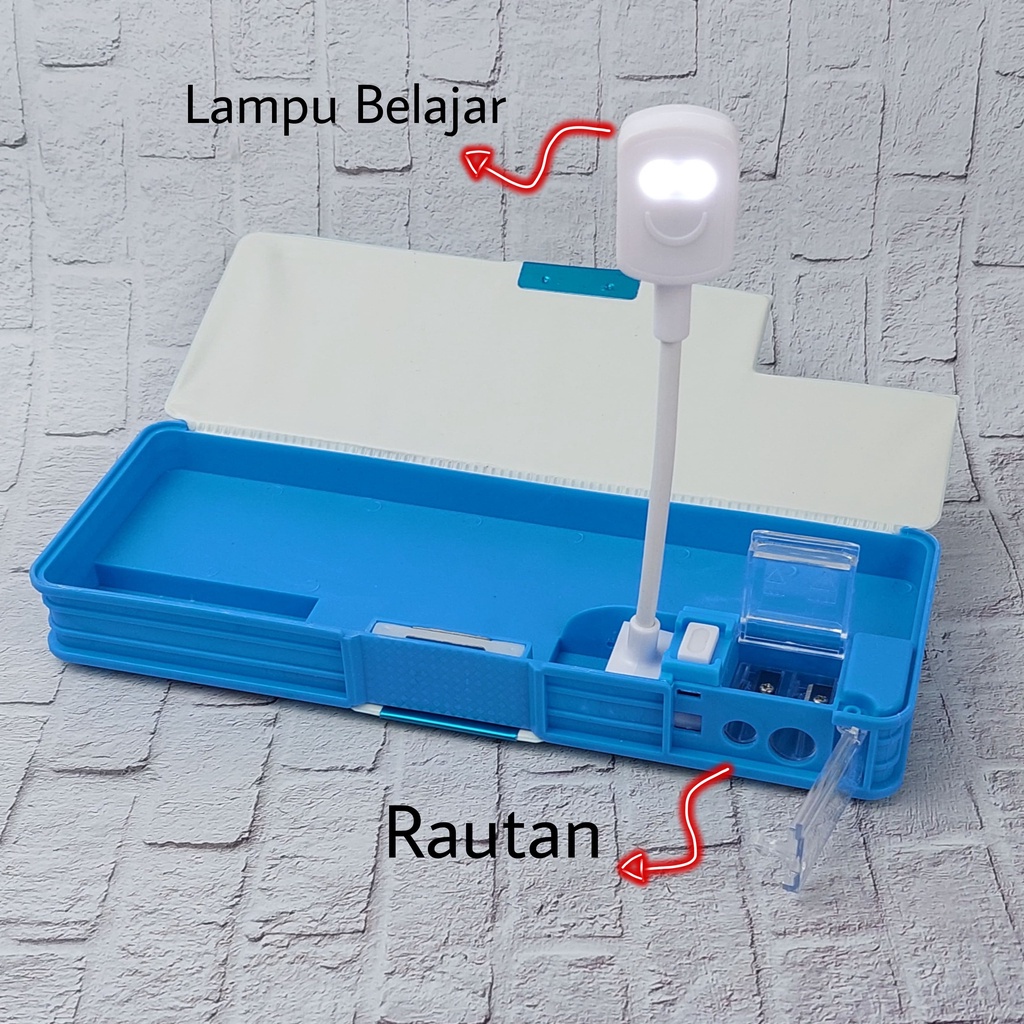 

KOTAK PENSIL MAGNET / TEMPAT PENSIL MAGNET LAMPU BELAJAR FUNCY A-829