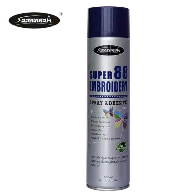 

LEM SEMPROT SUPER 88 DIORAMA MAKET - ADHESIVE SPRAY GLUE 600ML SPRAYIDEA ORIGINAL LEM RUMPUT DAUN