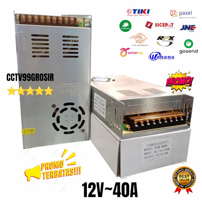 Best Seller Power Supply 12V 40A / Power Supply Switching 12V 40A
