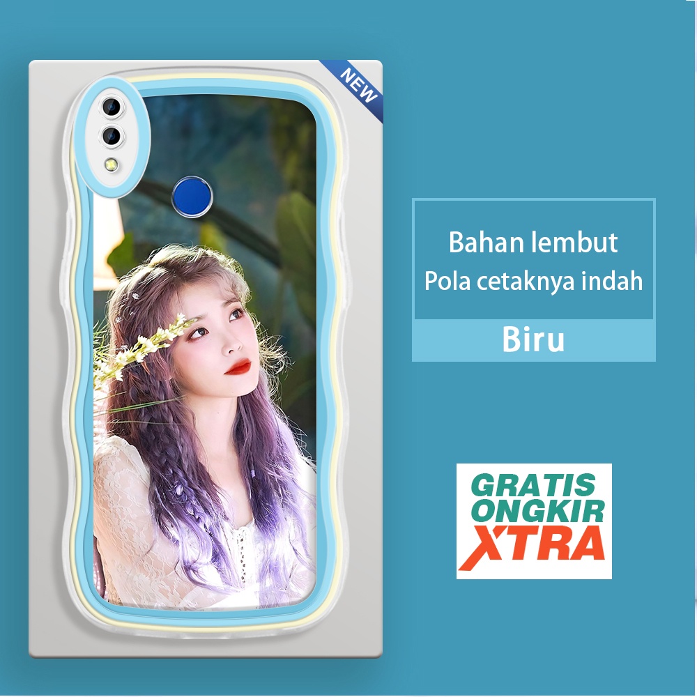 Mulia Realme 3 pro C1 C2  Casing Ponsel  Pola Lee Ji Eun（iu） Korea  warna-warni gelombang batas sofe