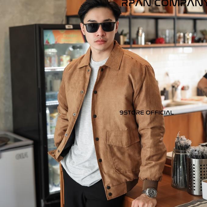 Bomber Suede Kiev / Bomber Jacket Suede / Jaket Suede / Bomber Suede.