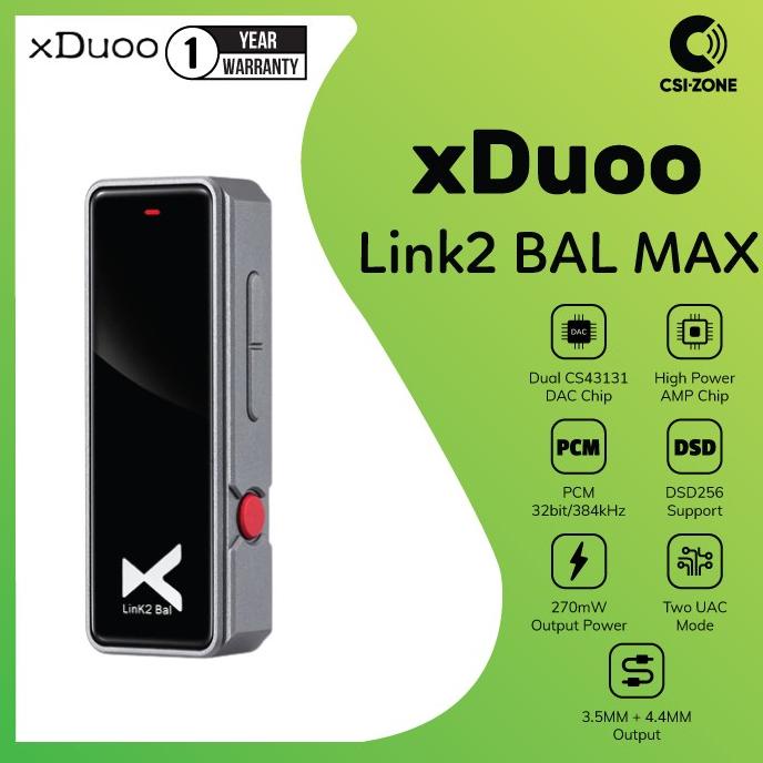 Best Seller xDuoo Link2 BAL Portable USB DAC & Balanced Headphone Amplifier