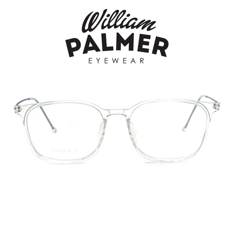 William Palmer Kacamata Pria Wanita Titanium 9889 C5 Crystal