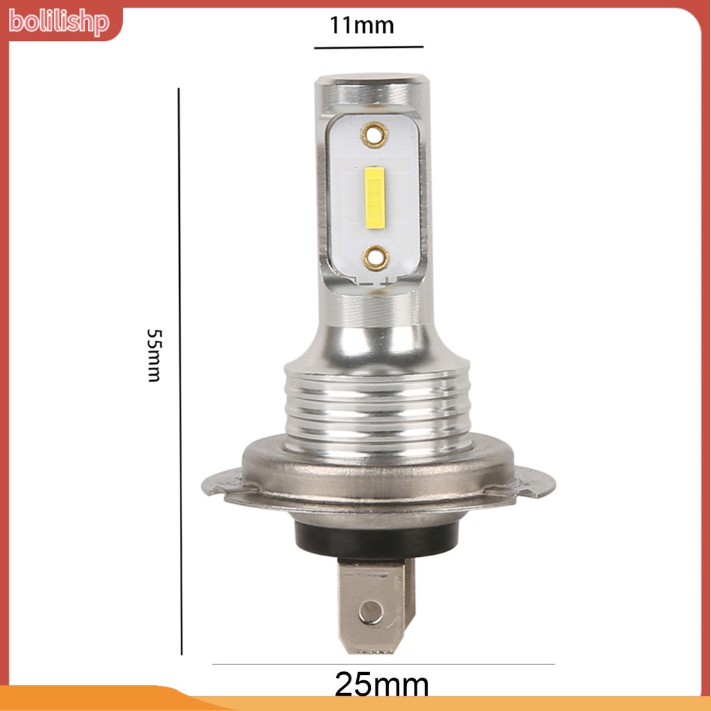 &lt;Bolilishp&gt; 2pcs Lampu Depan Led H7 30w Ip67 Anti Air Warna Putih Untuk Kendaraan