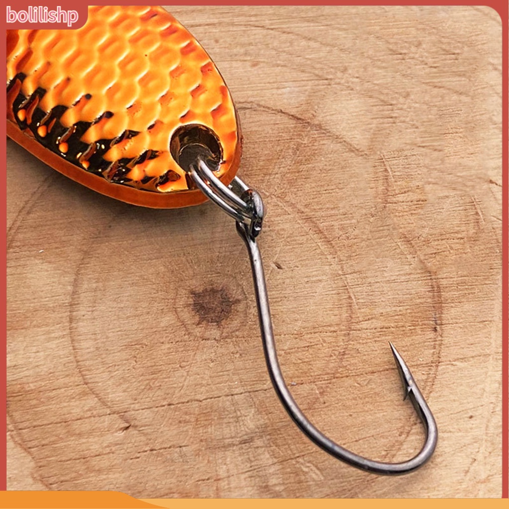 [Bolilishp] 5pcs 5g/15g Umpan Keras Memancing Payet Dengan Bulu Kait Tajam Anti-escape Stainless Angling Menarik Perhatian Air Asin Air Tawar Treble Hook Umpan Perlengkapan Memancing