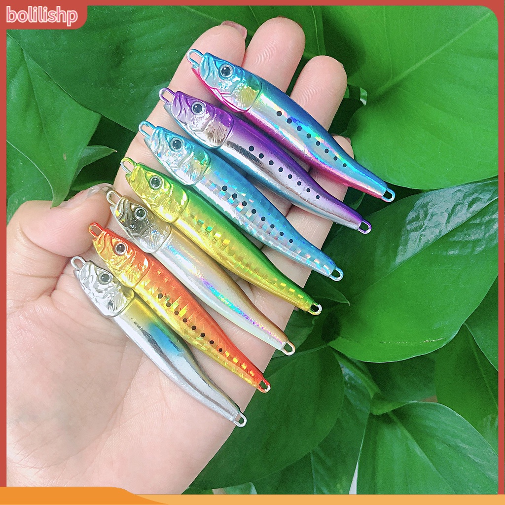 [Bolilishp] 40g/65mm Umpan Pancing Berbentuk S Simulasi Kait Ganda Lapisan Reflektif 3D Fisheyes Panjang Pengecoran Buatan Jigging Umpan Peralatan Memancing