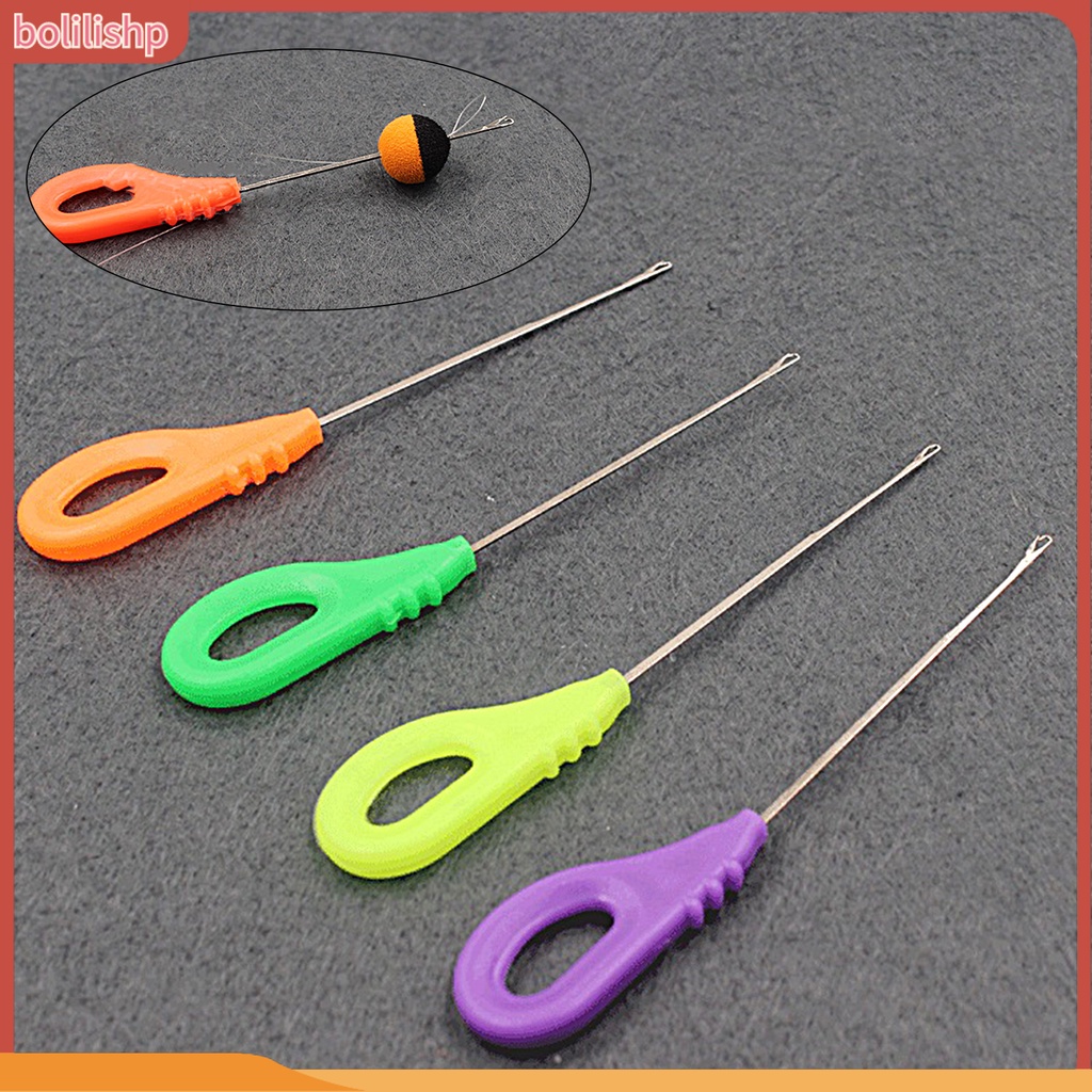 [Bolilishp] fishing Rambut Rig Portable Non-slip Handle Ujung Tajam Anti-Karat Tahan Lama Lure Penetration Mini Stainless Steel Tandon Memancing Umpan Jarum Alat Pancing