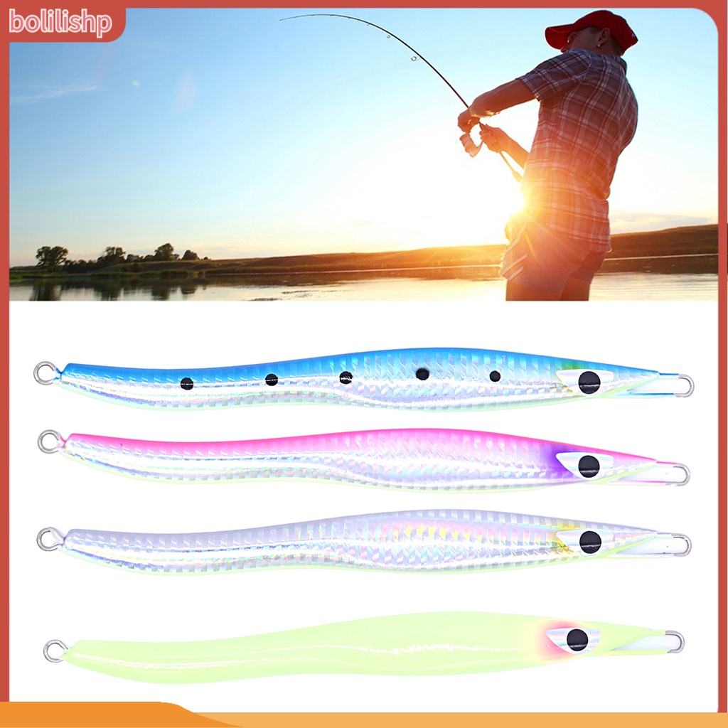 [Bolilishp] 100g/150g Umpan Pancing Reflektif Simulasi Tinggi Warna Cerah Efek Bercahaya Prop Umpan Buatan Untuk Air Laut