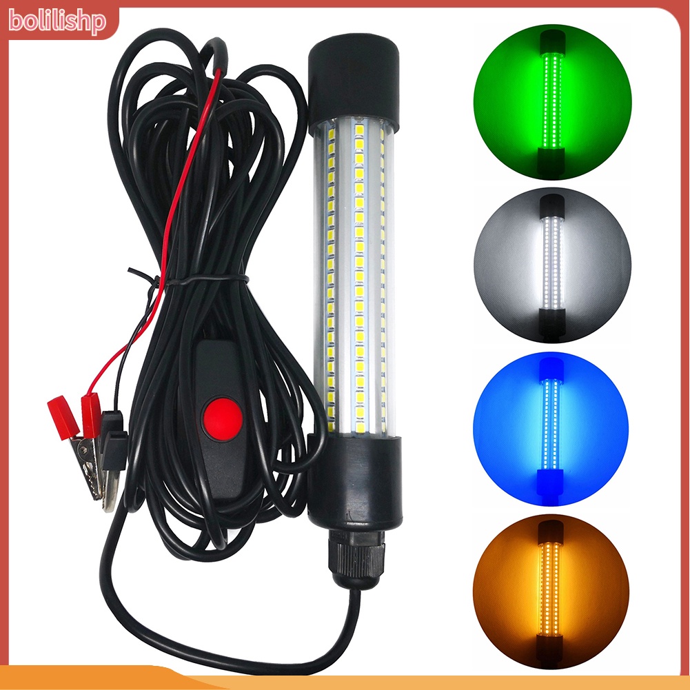 &lt;Bolilishp&gt; Lampu Led Selam Bawah Air 12-24v 13w Untuk Memancing Di Air Tawar / Asin