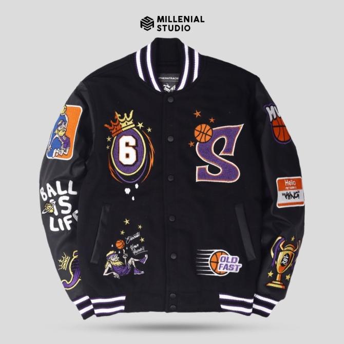 Varsity Jacket King Slamdunk Bordir Original Jaket Varsity Basketball