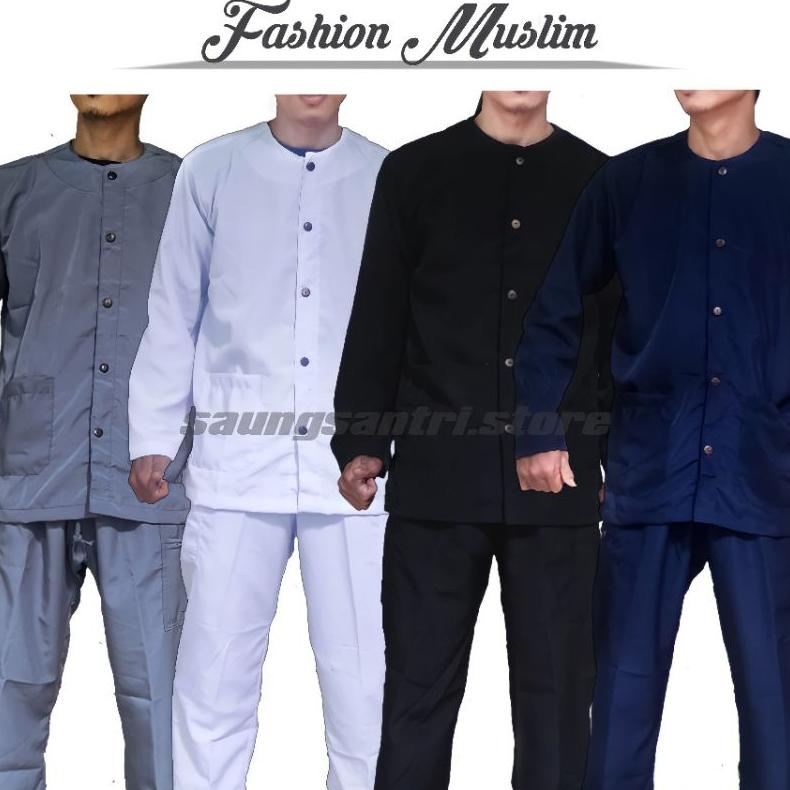 7.7 Baju Pangsi Setelan Tradisional Sunda Baju Koko  M L Xl Xxl Xxxl