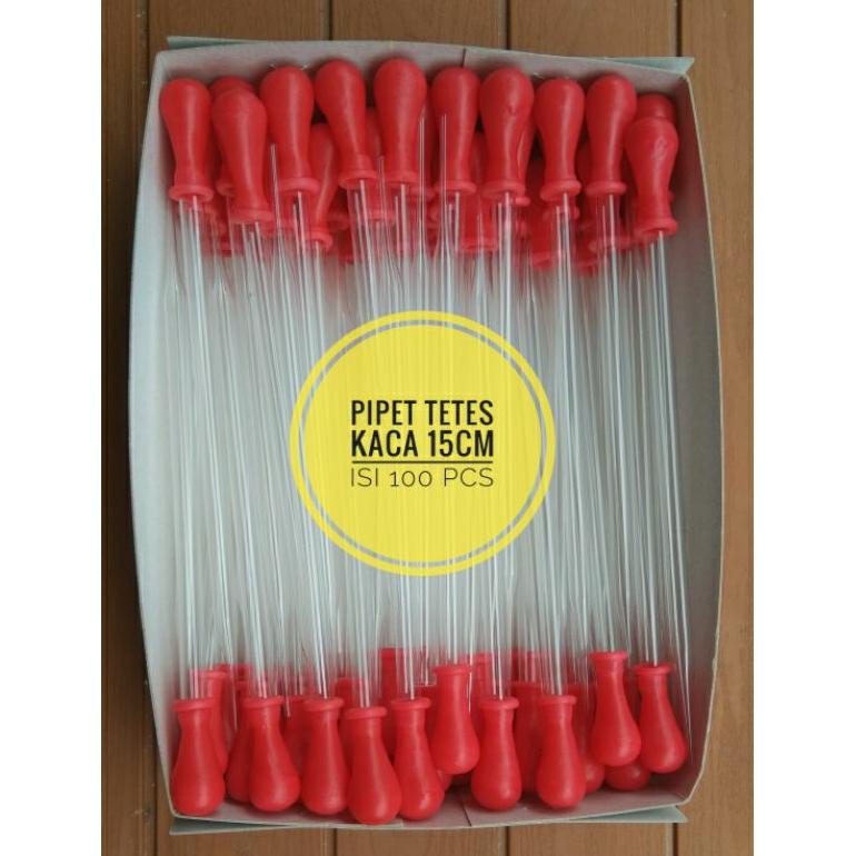 Limited Pipet / Pipet Tetes / Pipet Tetes Kaca / Tetes / Pipet Panjang / Pipet 15 Cm