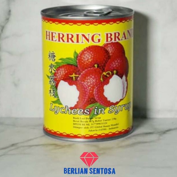 

Original Lychee leci herring kaleng