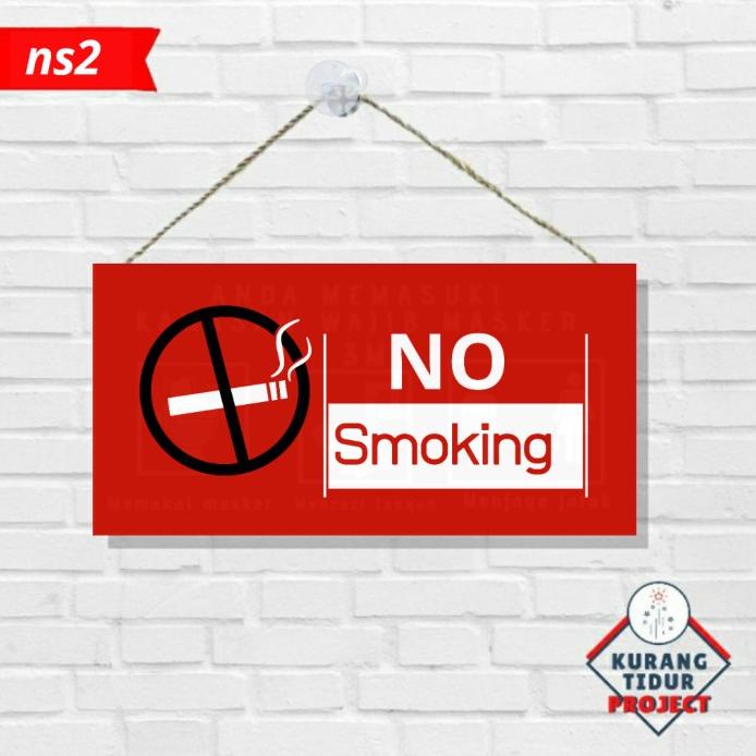 On Sale Sign Papan Dilarang Merokok No Smoking Hiasan Dinding Gantung