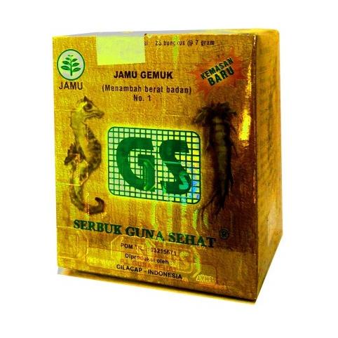 New Jamu Gs No 1 Gemuk Sehat Serbuk  Ori Penambah Berat Badan Asli Original