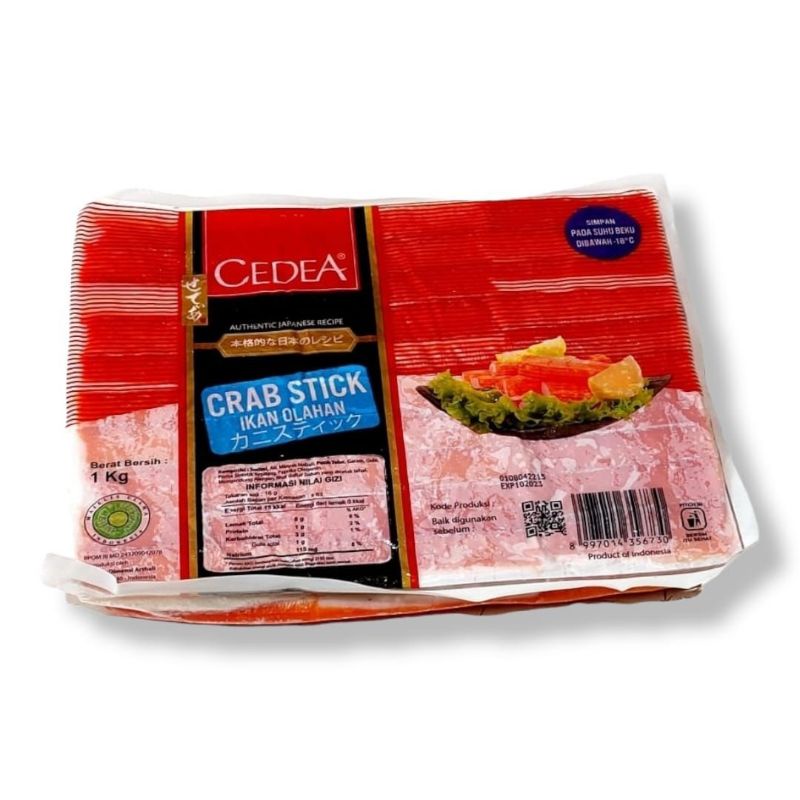 

Crab Stick Cedea 1kg 100% HALAL