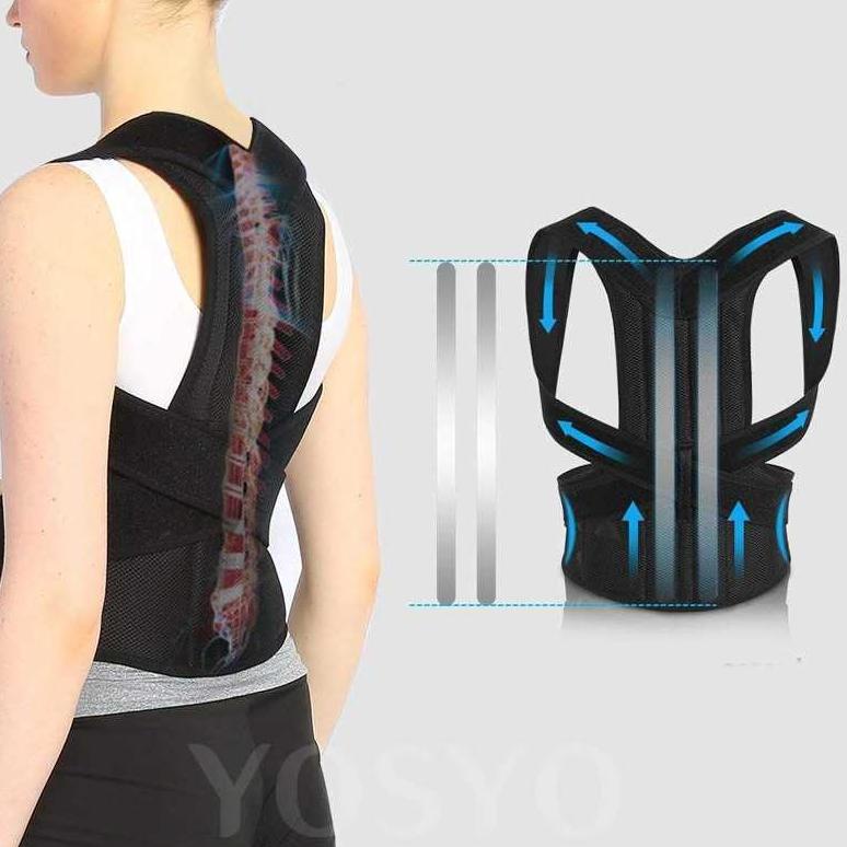 7.7 Sale Cod Tali Body Harness Penegak Tulang Punggung Magnet Dewasa / Alat Tali Rompi Korset Postur