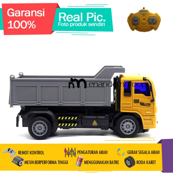 Mainan Mobil Remot Kontrol Rc Dump Truk Max