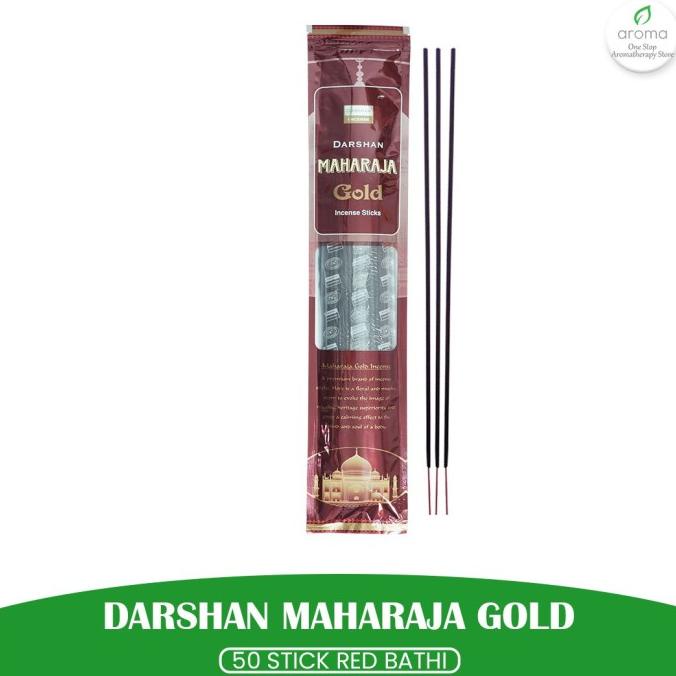 *$*$*$*$] Dupa India (Aromaterapi) Red Bathi - Darshan Maharaja Gold