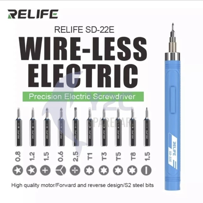 Obeng Elektrik RELIFE SD-22E / Alat Servis Hp