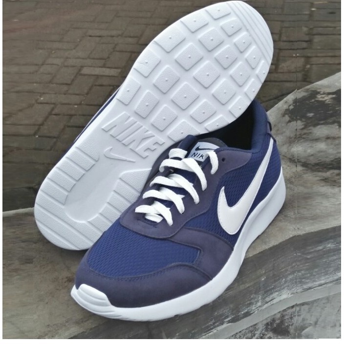 SEPATU KETS OLAHRAGA PRIA NIKE SPORT JOGGING BIRU NAVY UKURAN BESAR BIG SIZE 45 46 47