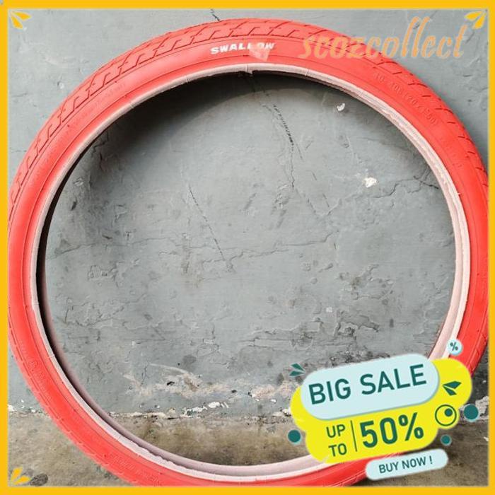 BAN LUAR SWALLOW 20 X 1.50 WARNA ETRTO 40-406 SEPEDA LIPAT MINI 