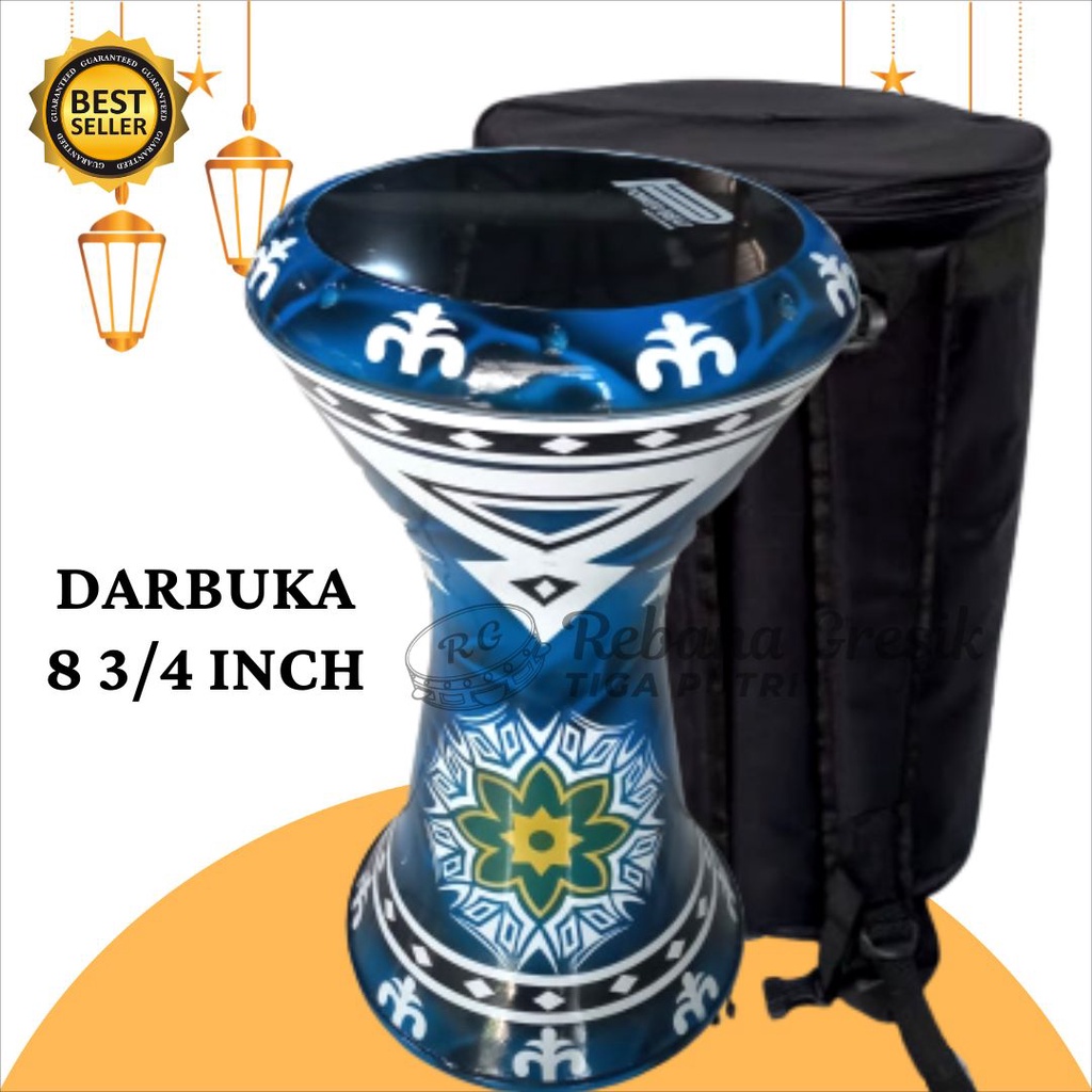 Darbuka almunium cor ukuran 8.3/4 mika aha