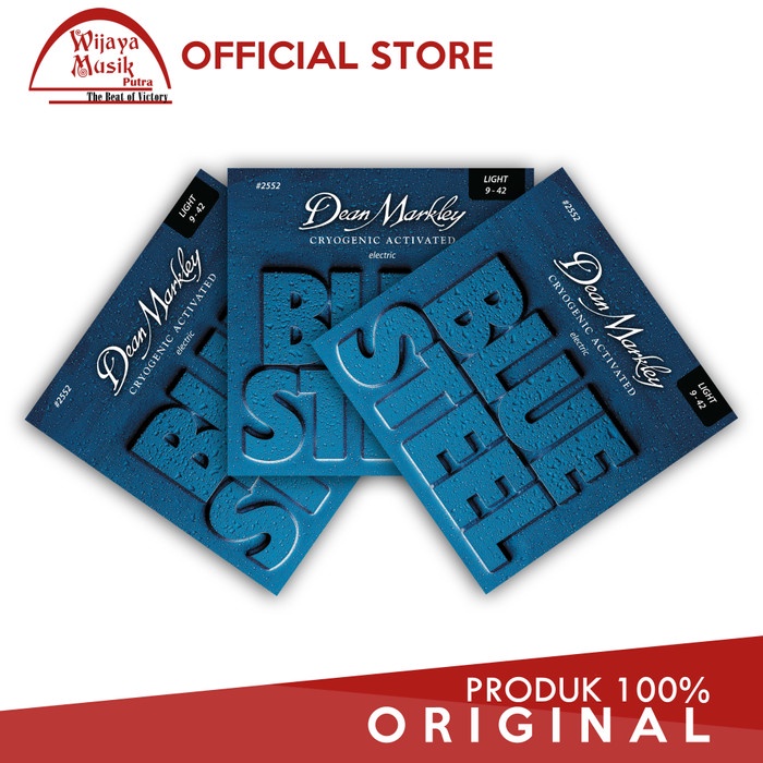 BEST SELLER Dean Markley Senar / String Gitar Elektrik 9-42 Blue Steel 2552 3 Pack