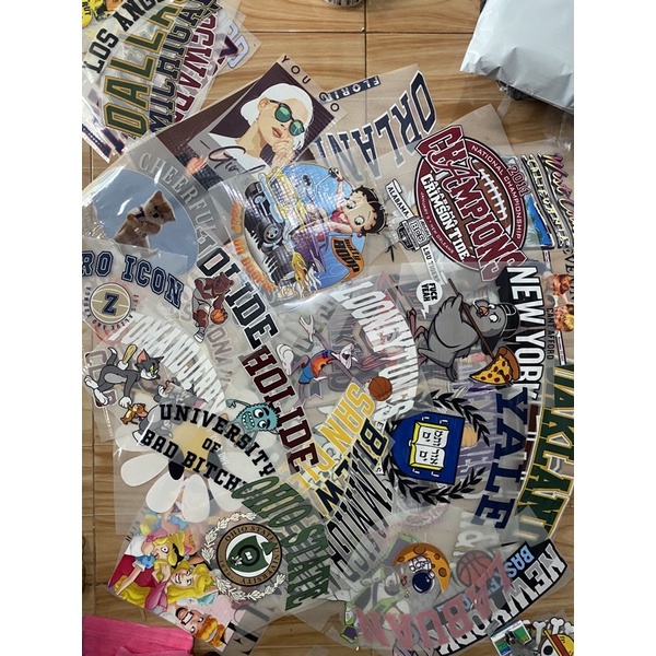 Sablon Setrika Part5 Berkualitas Tahan lama Awet anti luntur anti klopek bisa di semua kain PO3-4hari