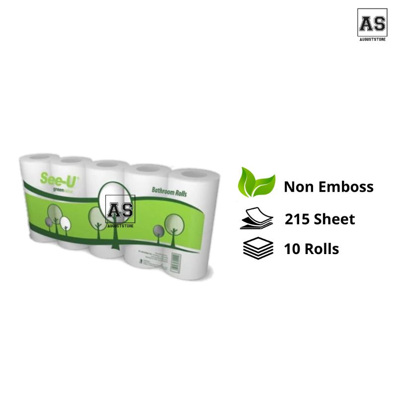 Tissue See U Non Emboss 215 Sheet