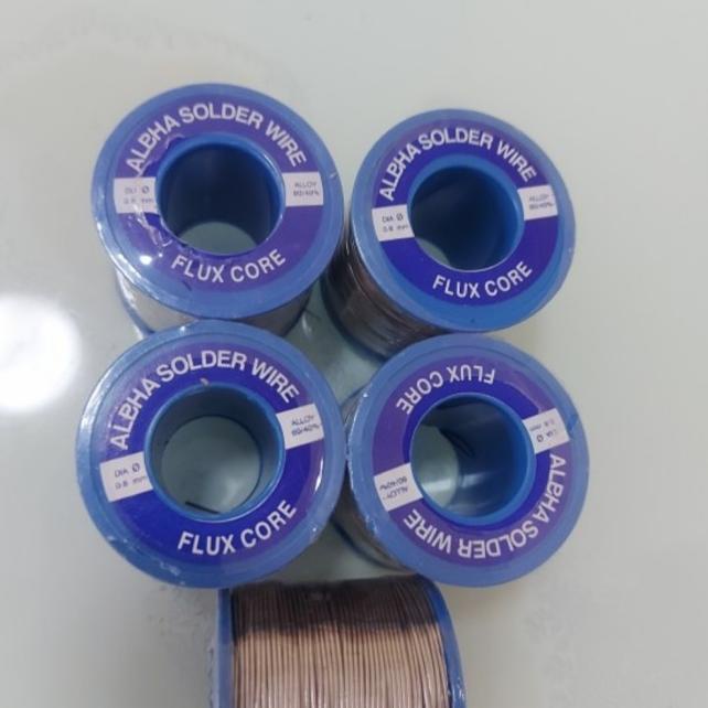 TIMAH SOLDER ALPHA/TIMAH SOLDERAN FLUX 0.8MM