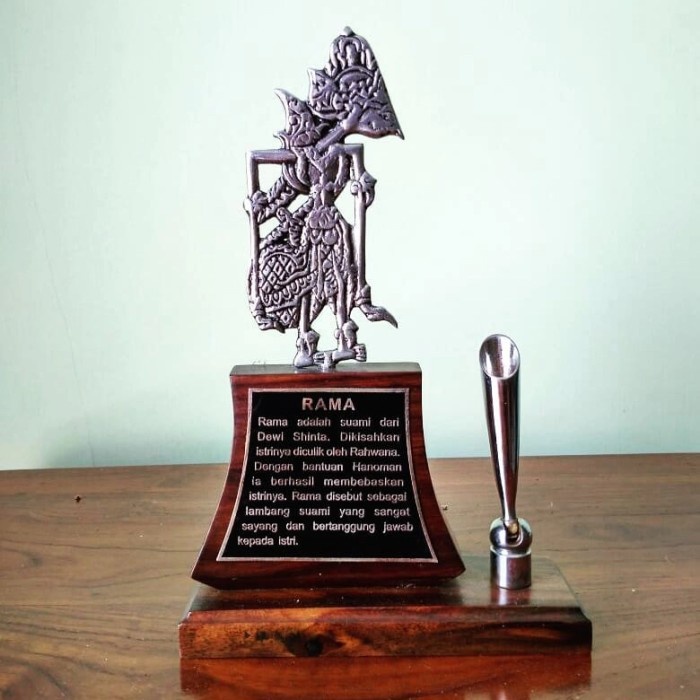 

Aurealiamall Hiasan Meja Kantor Tempat Bolpoin Wayang