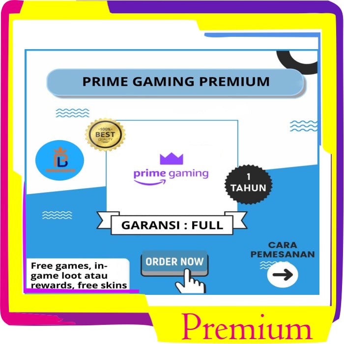 Promo Murah Amazon Prime Gaming Premium Dijamin Garansi