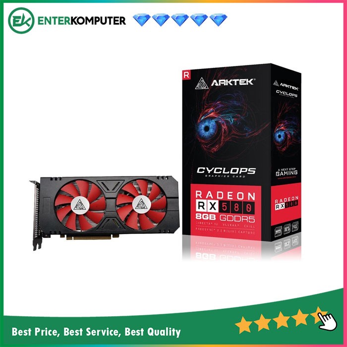 Arktek Radeon RX 580 8GB GDDR5 Cyclops