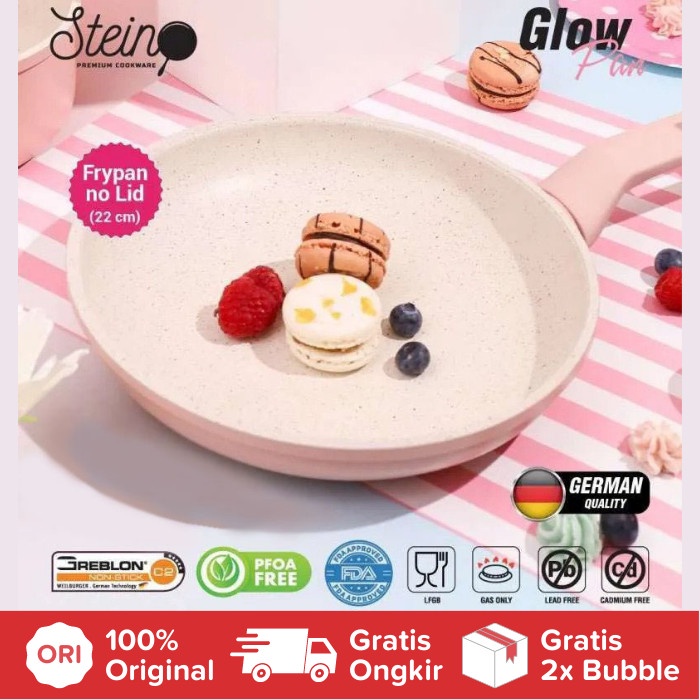 Wajan Stain Stein Cookware Glowpan Frypan Fry Glow Pan Steincookware