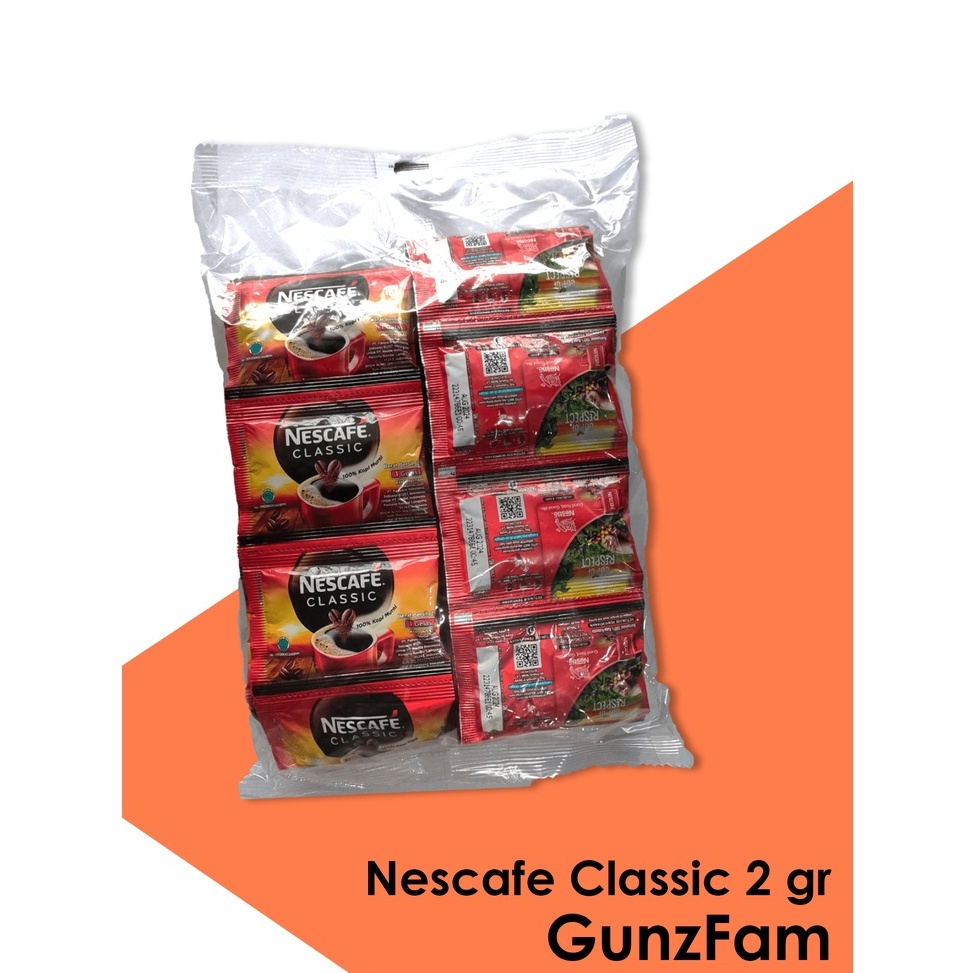 

md❇Buruan Beli Nescafe Classic Sachet 2gr / 1 Pack isi 60 Sachet Kemasan Terbaru Z99 ⋆