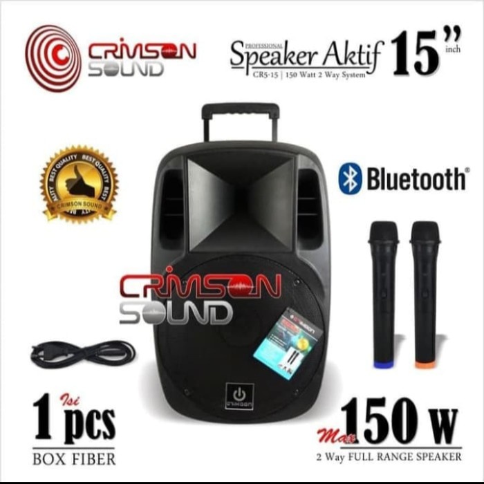 Speaker Aktif 15 Inch Crimson Cr5 15 Portable