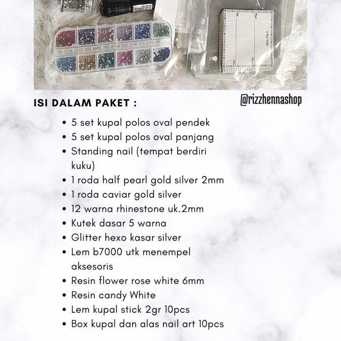 PAKET LENGKAP BASIC NAIL ART