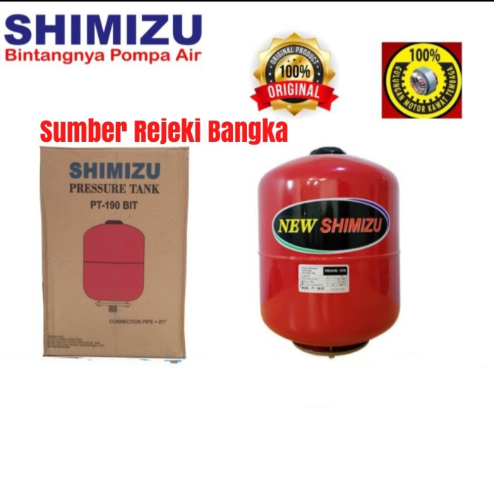 Shimizu Pressure Tank/Tabung PT-190 Bit/PT-190Bit