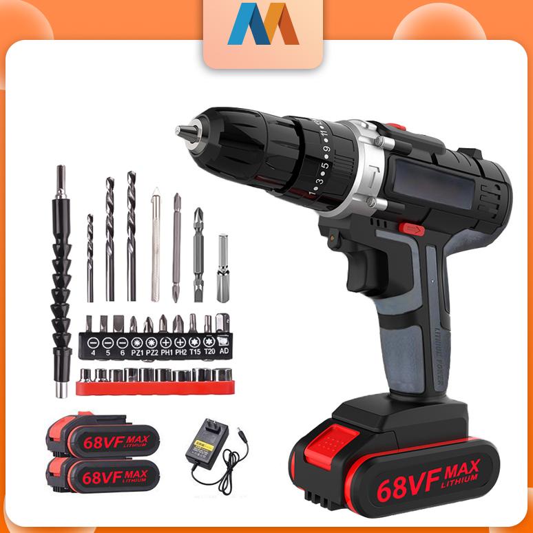 Viral Mukava  Mesin Bor Elektrik - Electric Drill Set - Mesin Bor Tangan Elektrik Kyx