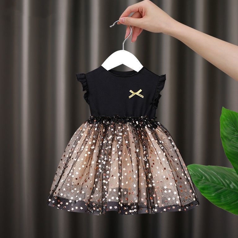 Terlaris [PRINCESS KESLI] 0-8Tahun Dress Anak PerempuanTak Berlengan Gaun Bayi Rok Anak Cewek Blinbl