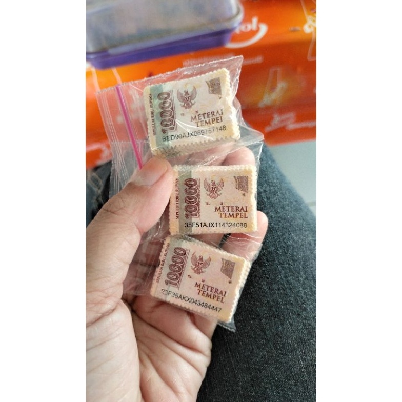 

TKI Materai Tempel 10000 asli 61