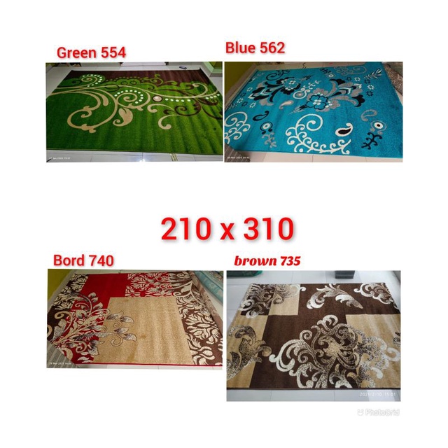 Karpet paris 210x310