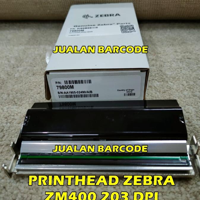 ZEBRA PRINTER BARCODE PRINTHEAD ZM400 | ZM 400 | ZM-400 203 DPI