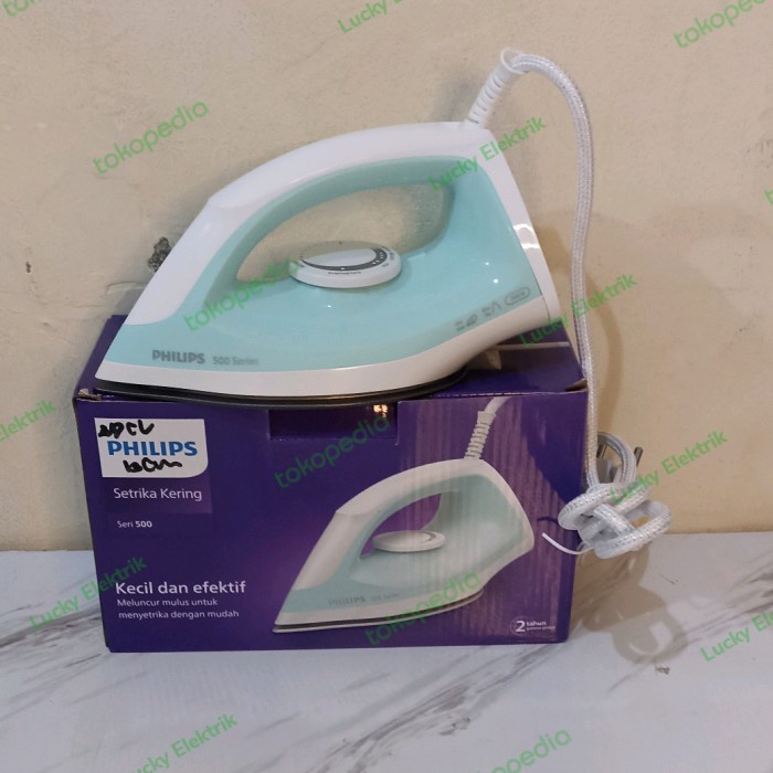 Bestseller Setrika Philips Dts0510 Seri 500 Gosokan Dry